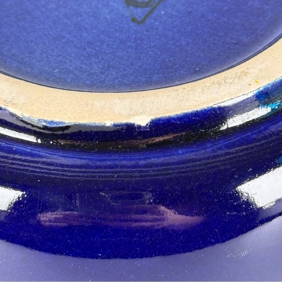 Vintage Gerz West Germany Pottery 
Blue Flat Cream Soup Cups - Picture 9 of 10